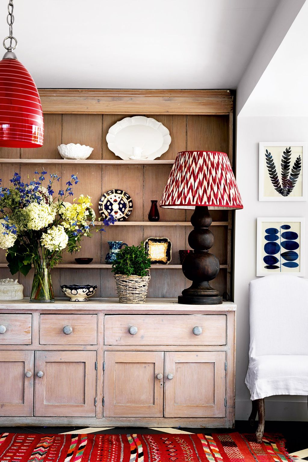 Image may contain Plant Lamp Table Lamp Furniture Flower Blossom Flower Arrangement and Lampshade