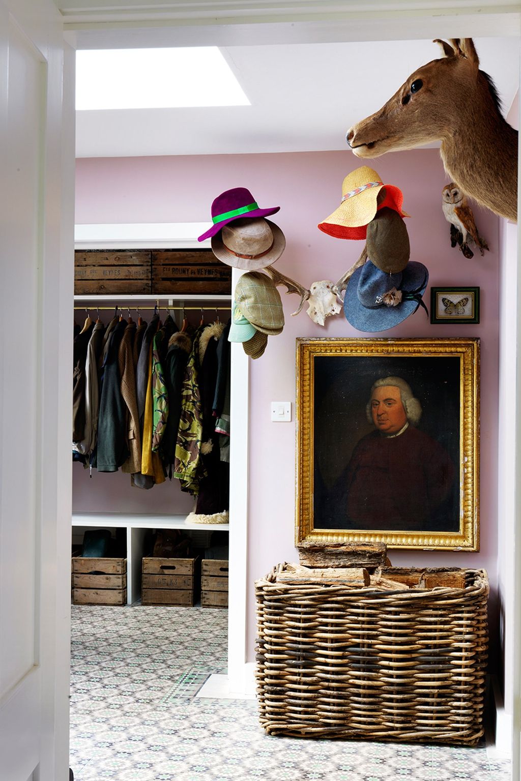Boot Room  At Home Quirky Wiltshire Farmhouse | Real Homes