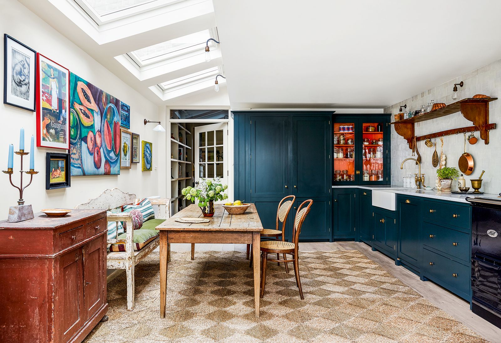 Image may contain Flooring Wood Hardwood Interior Design Indoors Floor Furniture Chair Living Room Room and Table