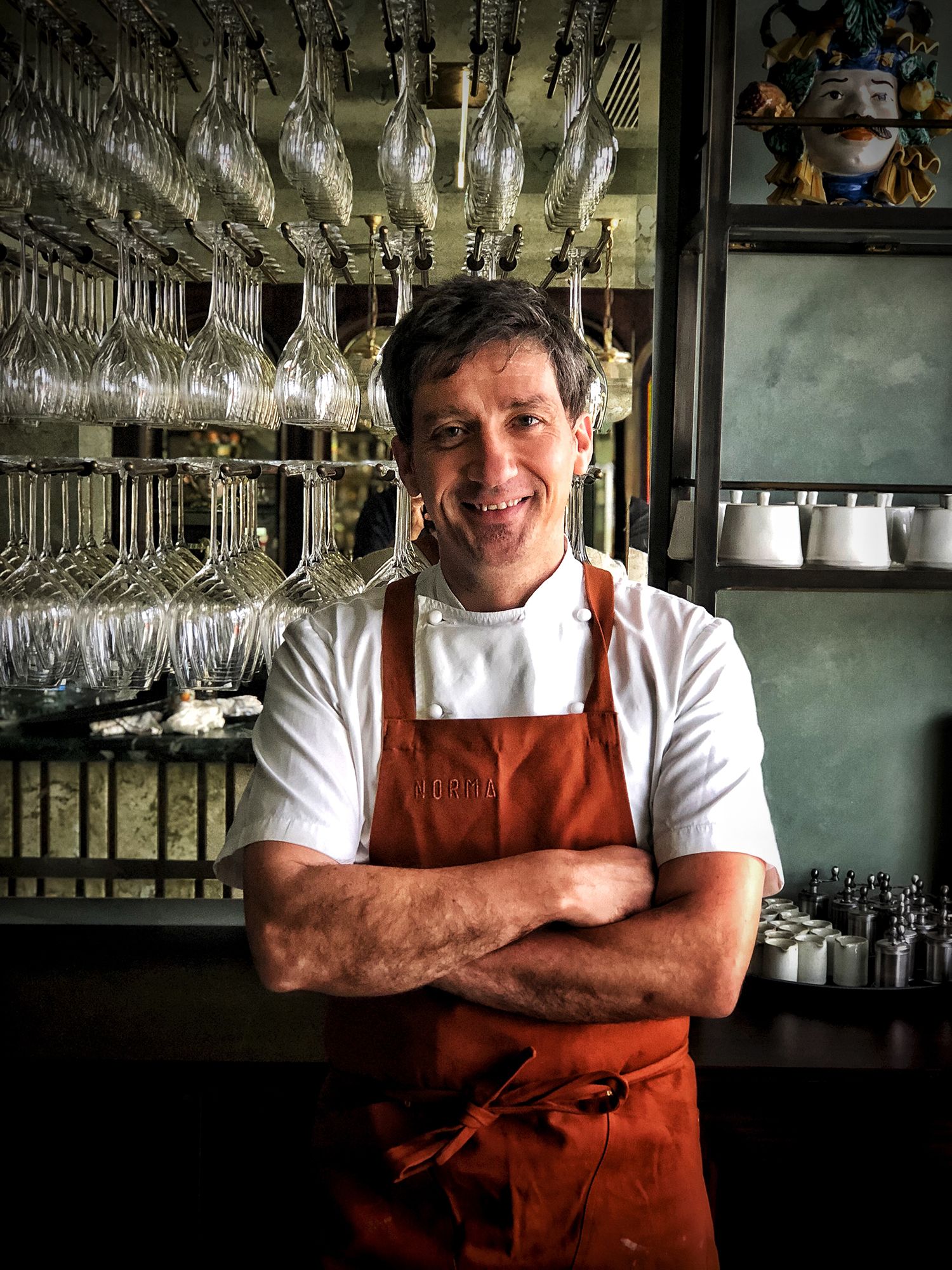 Image may contain Human Person Worker and Bartender