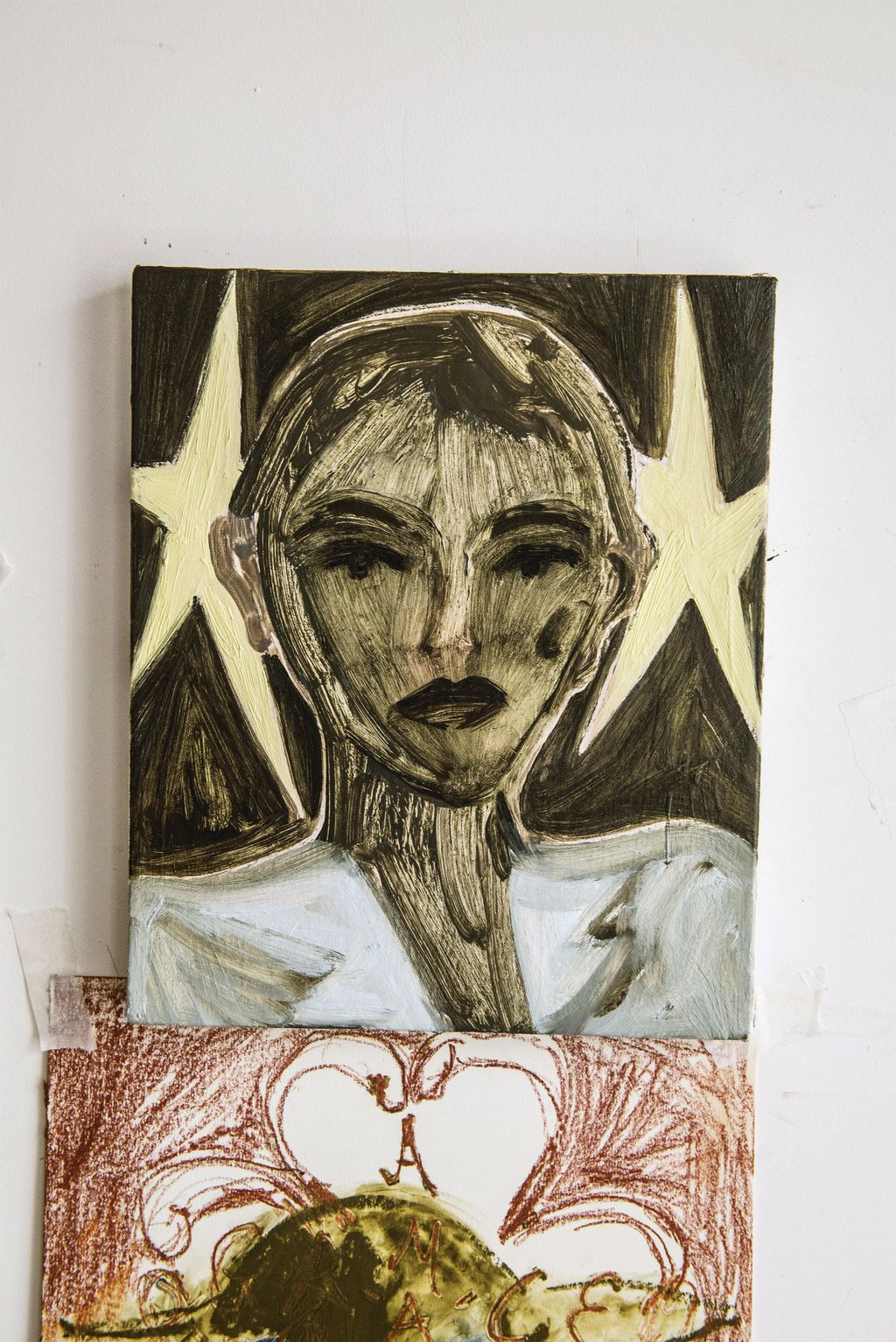 Image may contain Canvas Art Modern Art Human Person Drawing and Painting