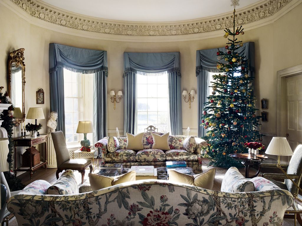 Image may contain Living Room Room Indoors Furniture Tree Plant and Couch