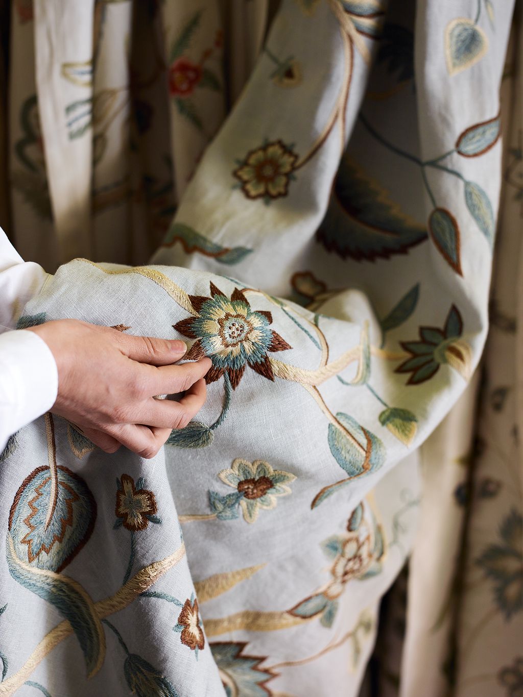 Image may contain Clothing Apparel Robe Fashion Gown and Kimono