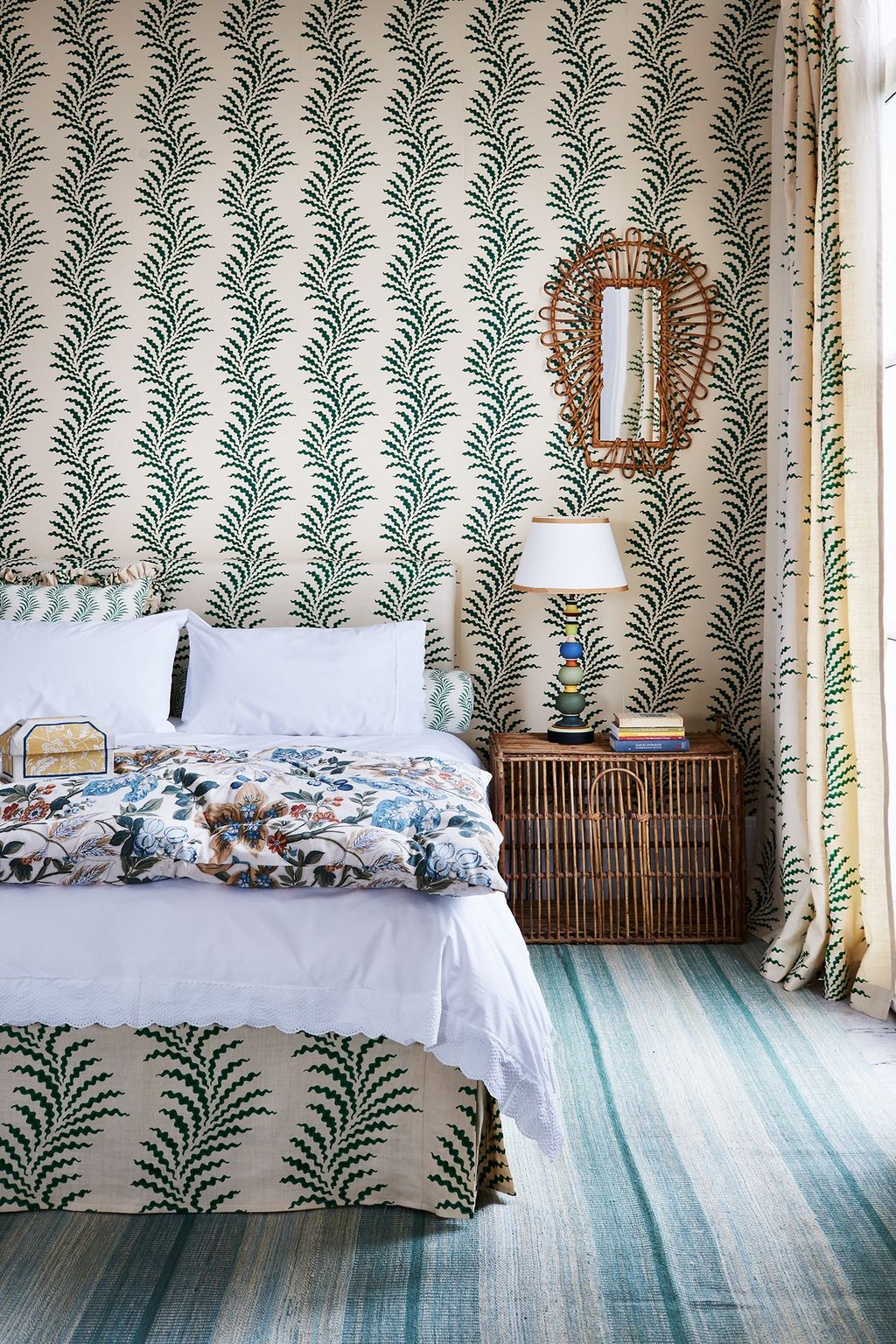 Image may contain Indoors Room Bedroom Furniture Bed and Dorm Room