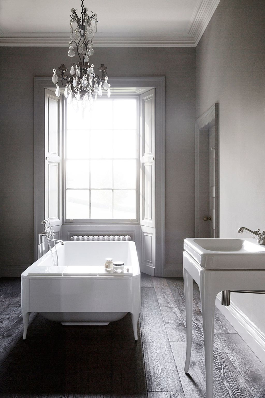 One of the two main bathrooms has a freestanding bath and basin by Jamie Hayon for Bisazza.  Like this Then you'll love ...