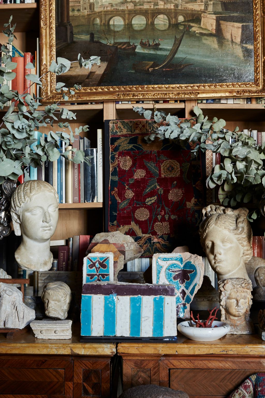 Image may contain Furniture Shelf Valeria Messalina Bookcase Leochares Cushion and Wood