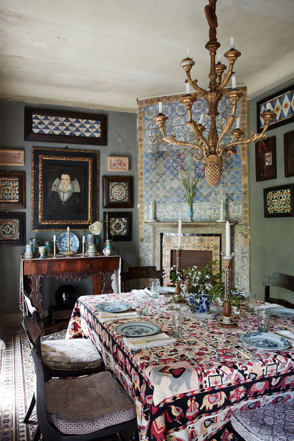 Image may contain Living Room Room Indoors Furniture Chair Interior Design Home Decor Fireplace Hearth and Bedroom