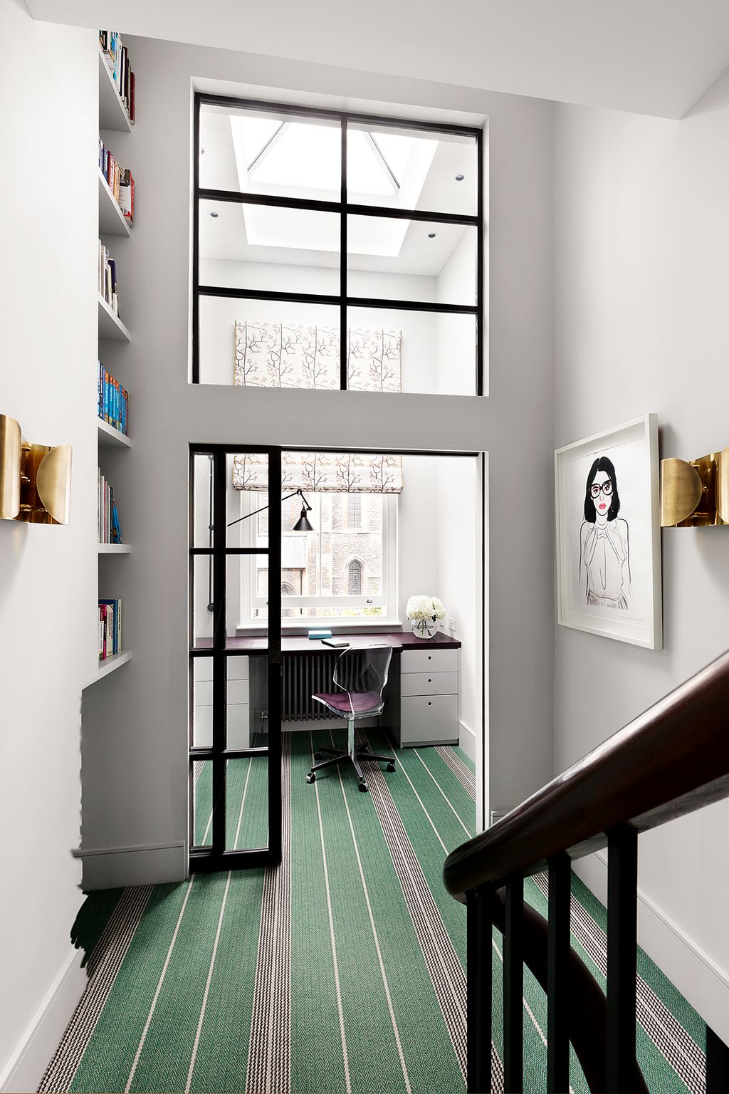 Image may contain Interior Design Indoors Room Banister Handrail Building and Housing