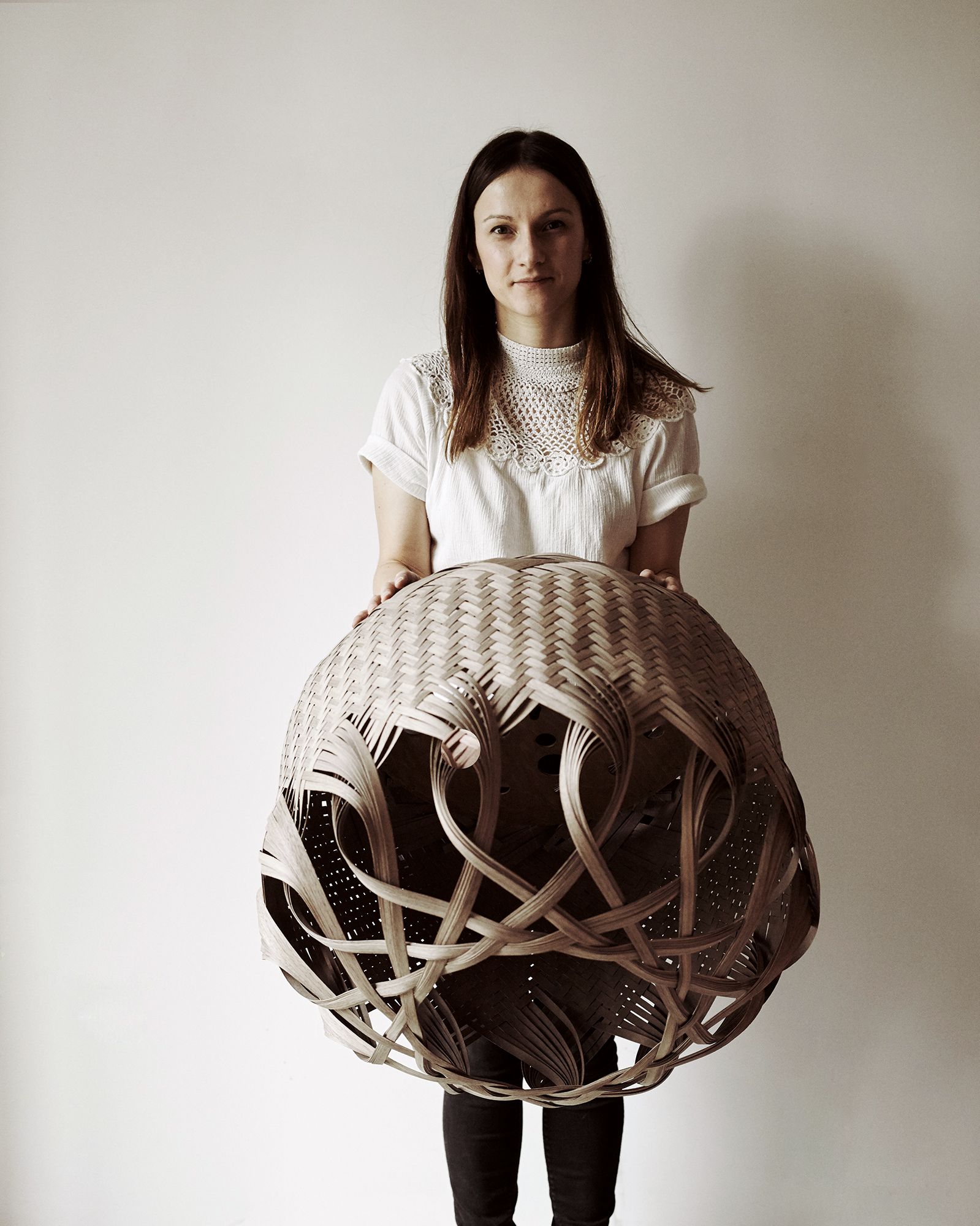 Image may contain Clothing Apparel Helmet Human and Person