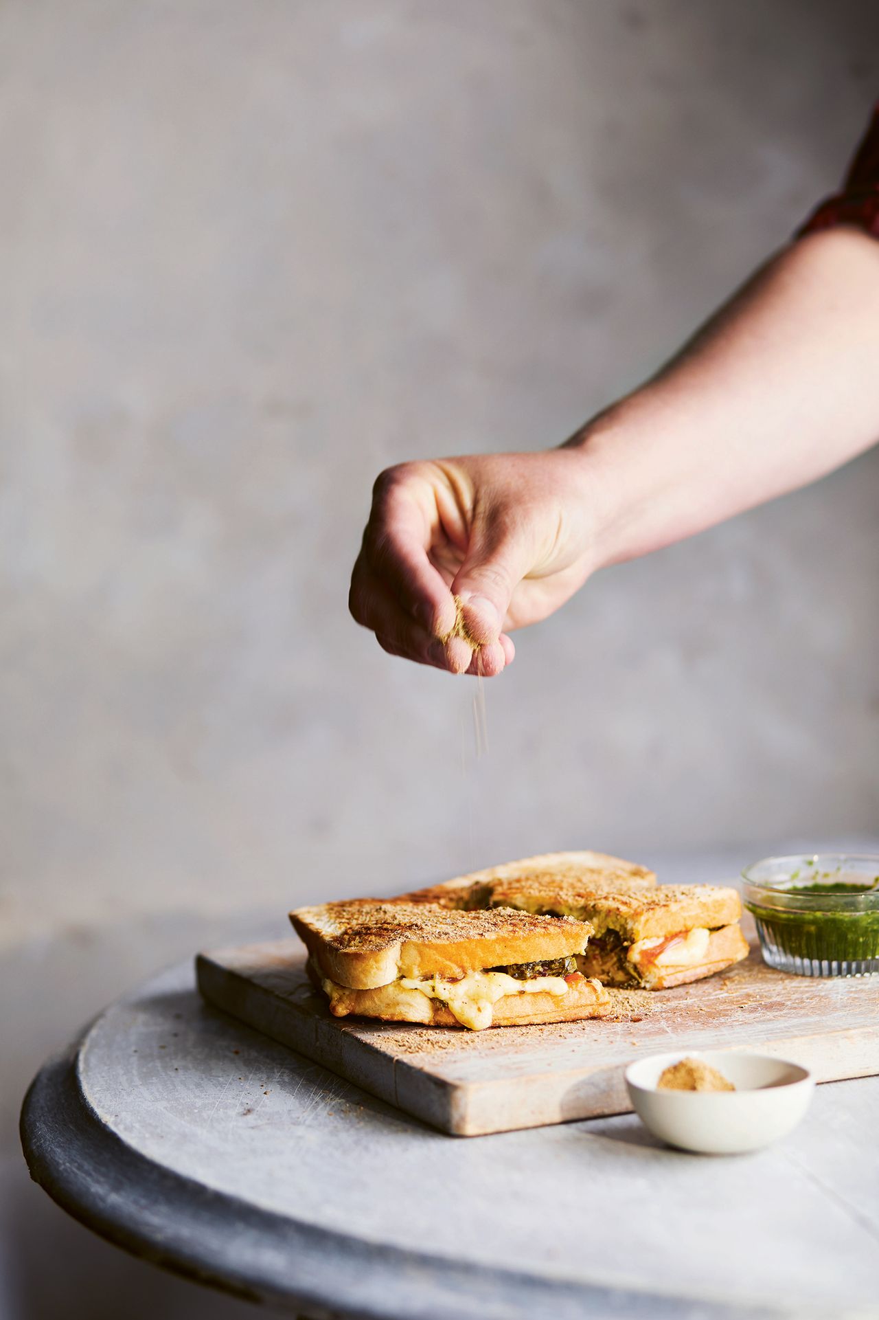 Image may contain Human Person Food Bread Meal and Dish