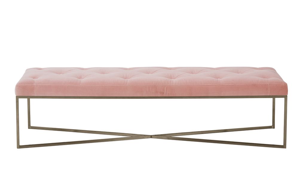 Image may contain Furniture Ottoman and Rug