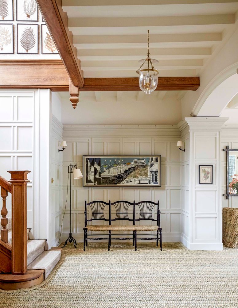 Image may contain: Flooring, Living Room, Room, Indoors, Wood, Floor, Interior Design, Hardwood, Home Decor, and Furniture