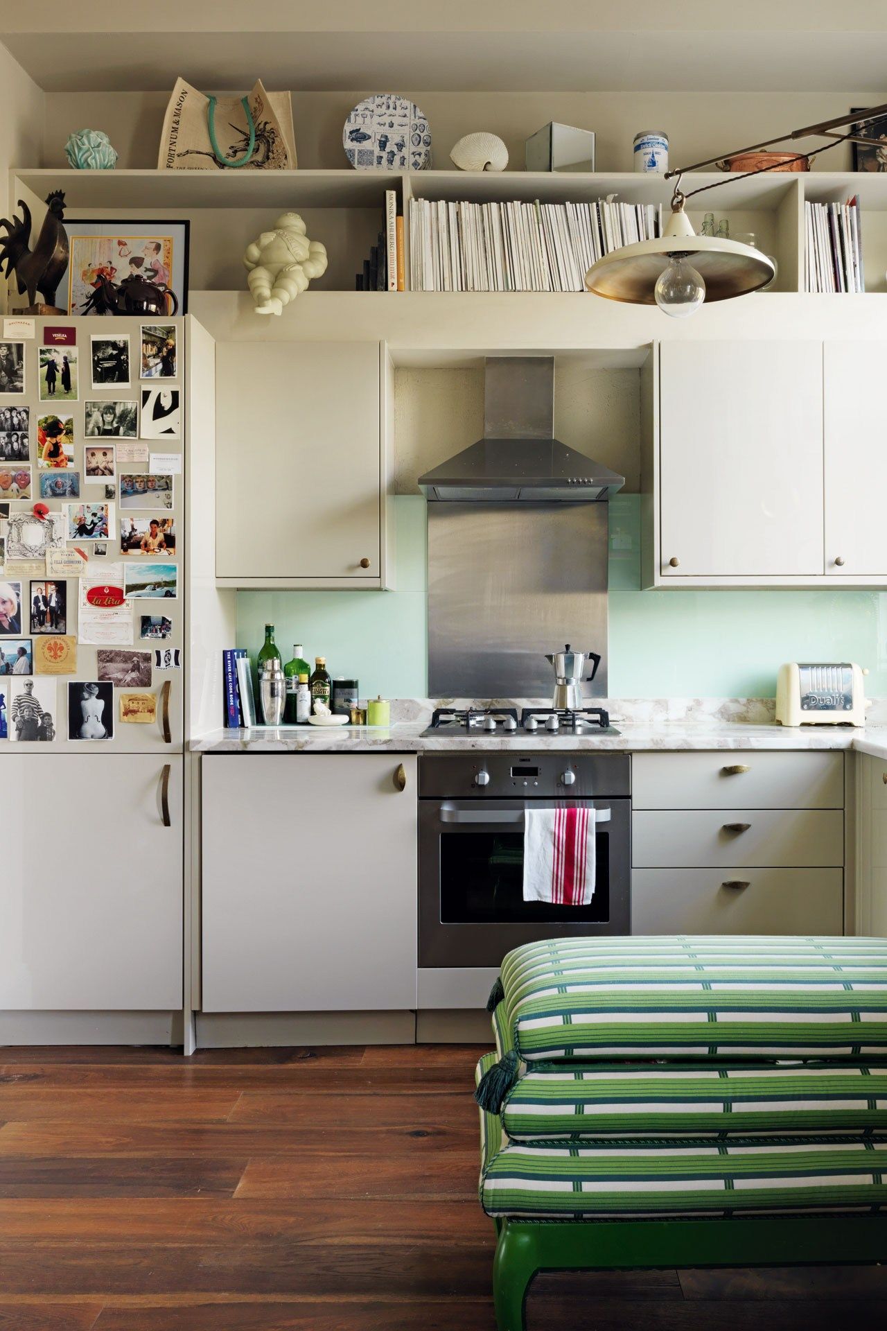 Image may contain Indoors Room Kitchen Furniture Appliance Refrigerator and Interior Design