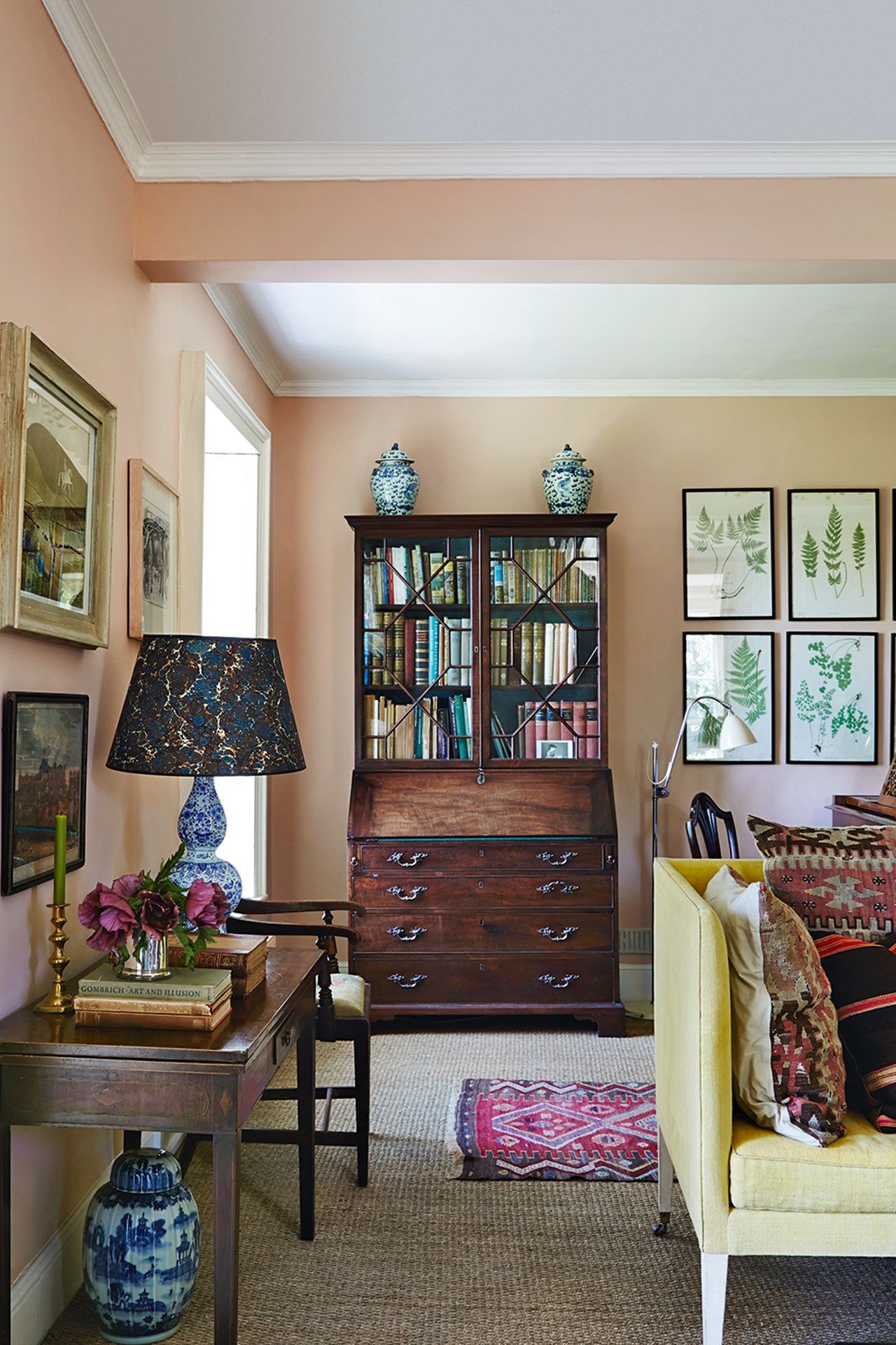 Living room design ideas. Image may contain Furniture Living Room Room Indoors Lamp and Table Lamp