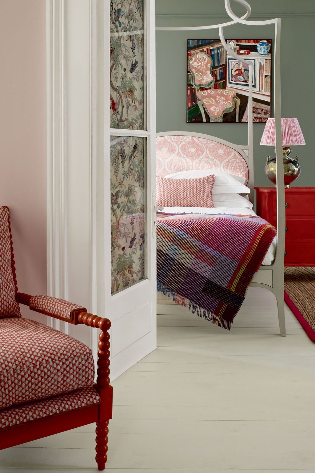 Mylands Paint Ideas Blue and Pink Bedroom  Bedroom Decorating Ideas