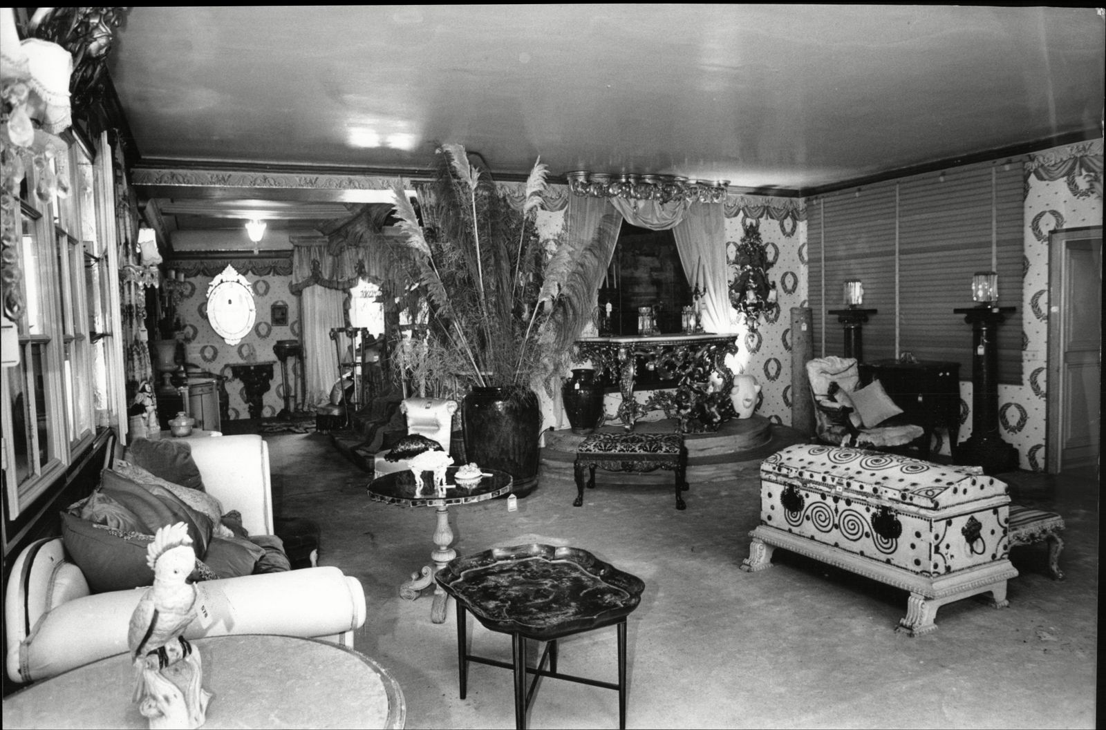 Image may contain Furniture Living Room Room Indoors Couch Interior Design Cushion Bedroom and Clock Tower