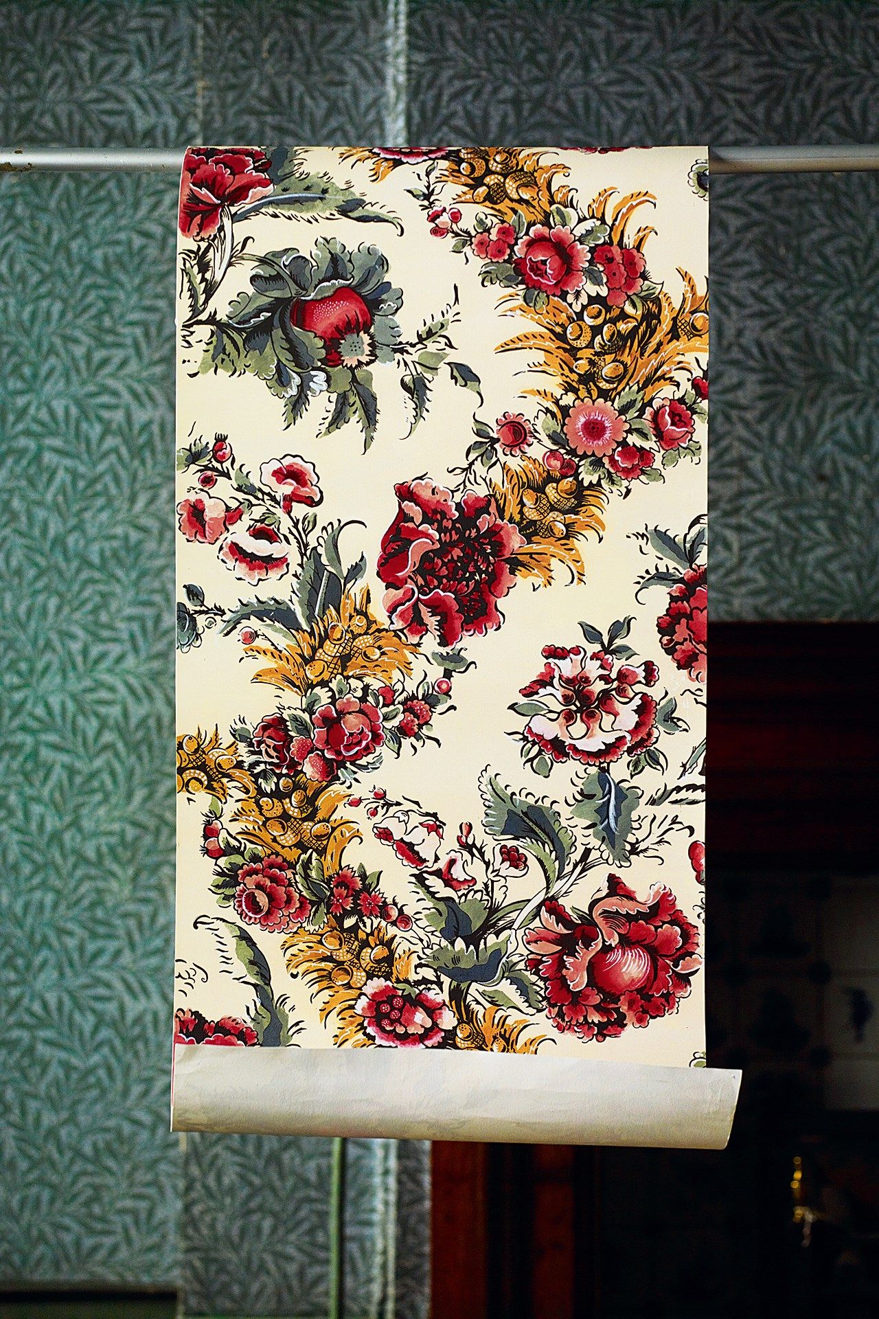 Wallpaper conservator Allyson McDermott