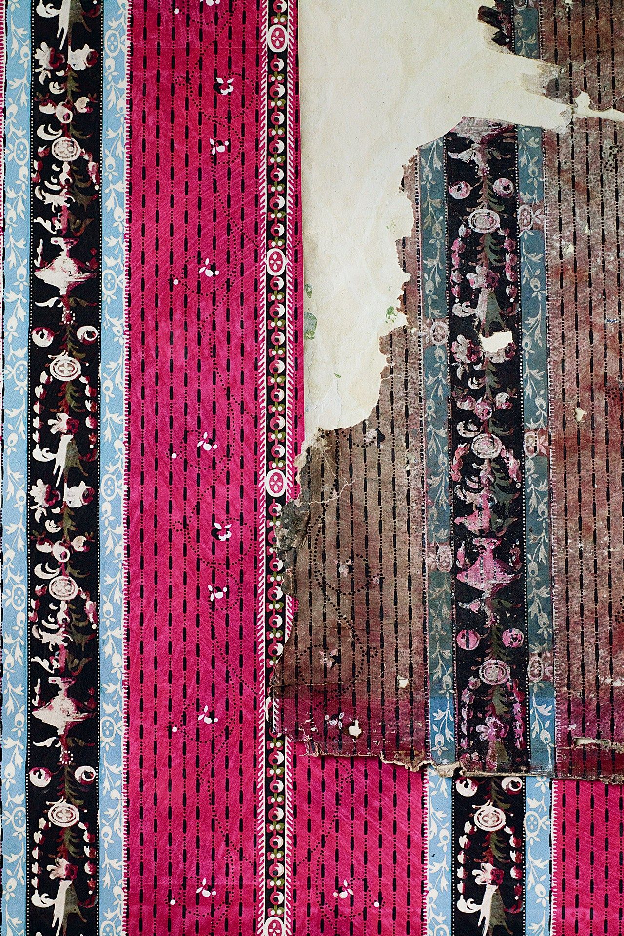 Wallpaper conservator Allyson McDermott