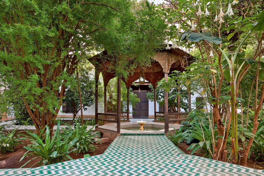 In contrast to the bustling medina outside the riad garden at Dar Si Said is a haven of peace and harmony a veritable...