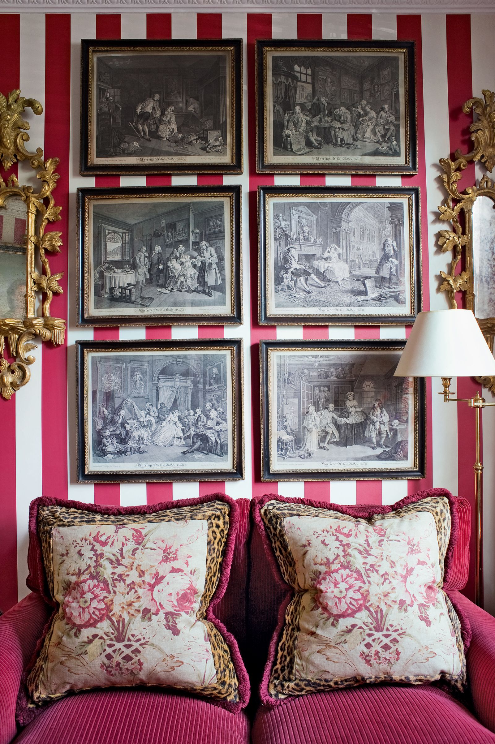 Image may contain Cushion Pillow Furniture Couch Home Decor Living Room Indoors Room Lamp and Table Lamp