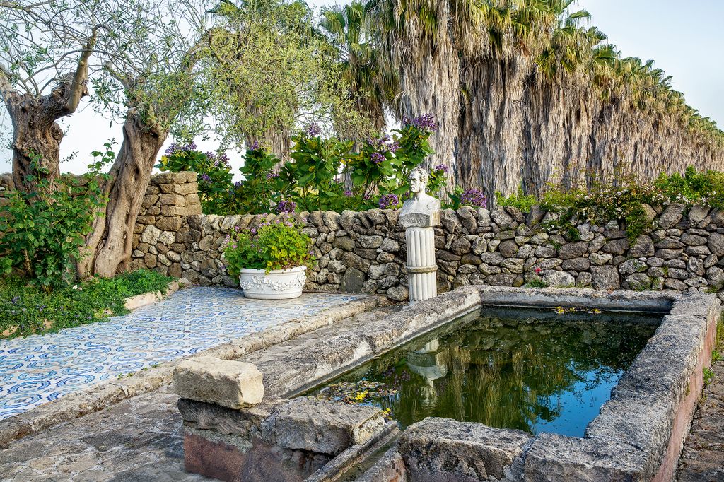 Image may contain Flagstone Outdoors Water Path Walkway Nature Hobart Bosworth and Garden