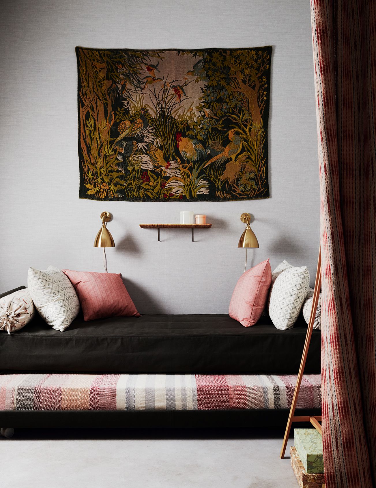 Image may contain Home Decor Cushion Furniture Couch Living Room Room Indoors and Interior Design