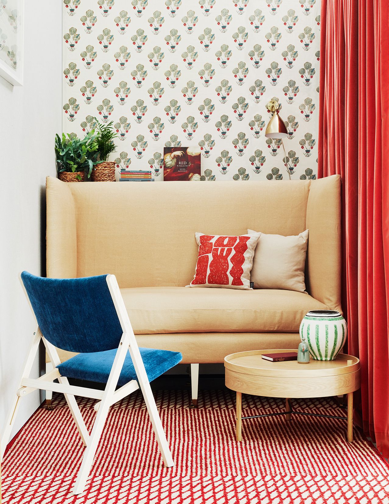 Image may contain Furniture Home Decor Couch Chair Table Cushion Rug Living Room Indoors and Room