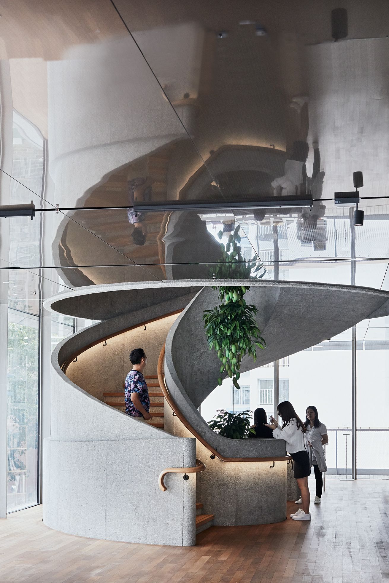 Image may contain Banister Handrail Human Person and Staircase