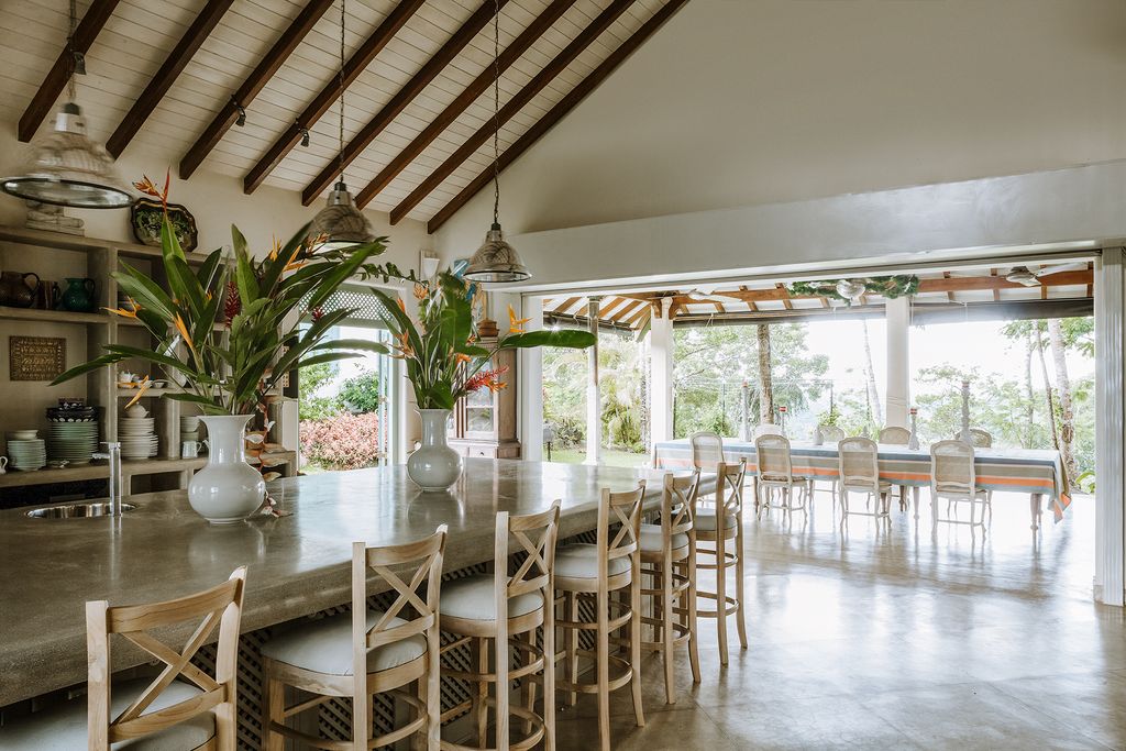 Image may contain Indoors Room Dining Room Furniture Chair Housing Building Table Dining Table and Interior Design