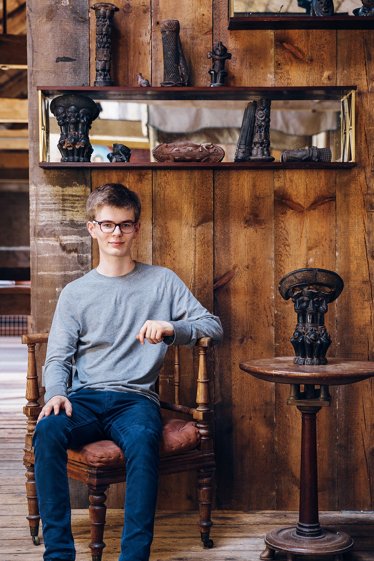 18 year old antiques dealer Tom Hurst is one to watch