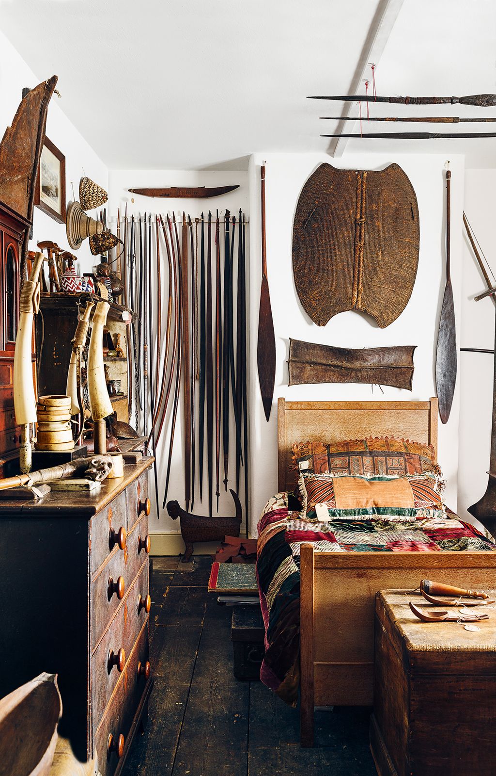 Image may contain Room Indoors Bedroom Furniture Living Room Wood and Interior Design