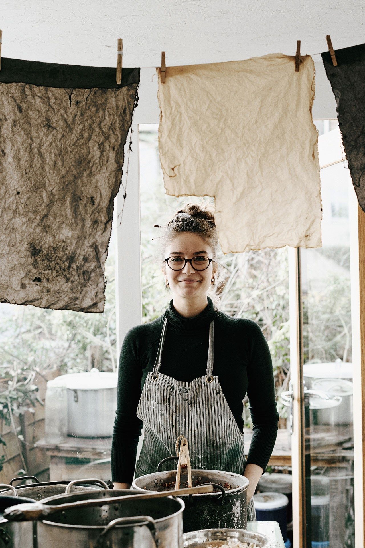 Image may contain Clothing Sleeve Apparel Human Person Home Decor Long Sleeve Glasses Accessories and Accessory