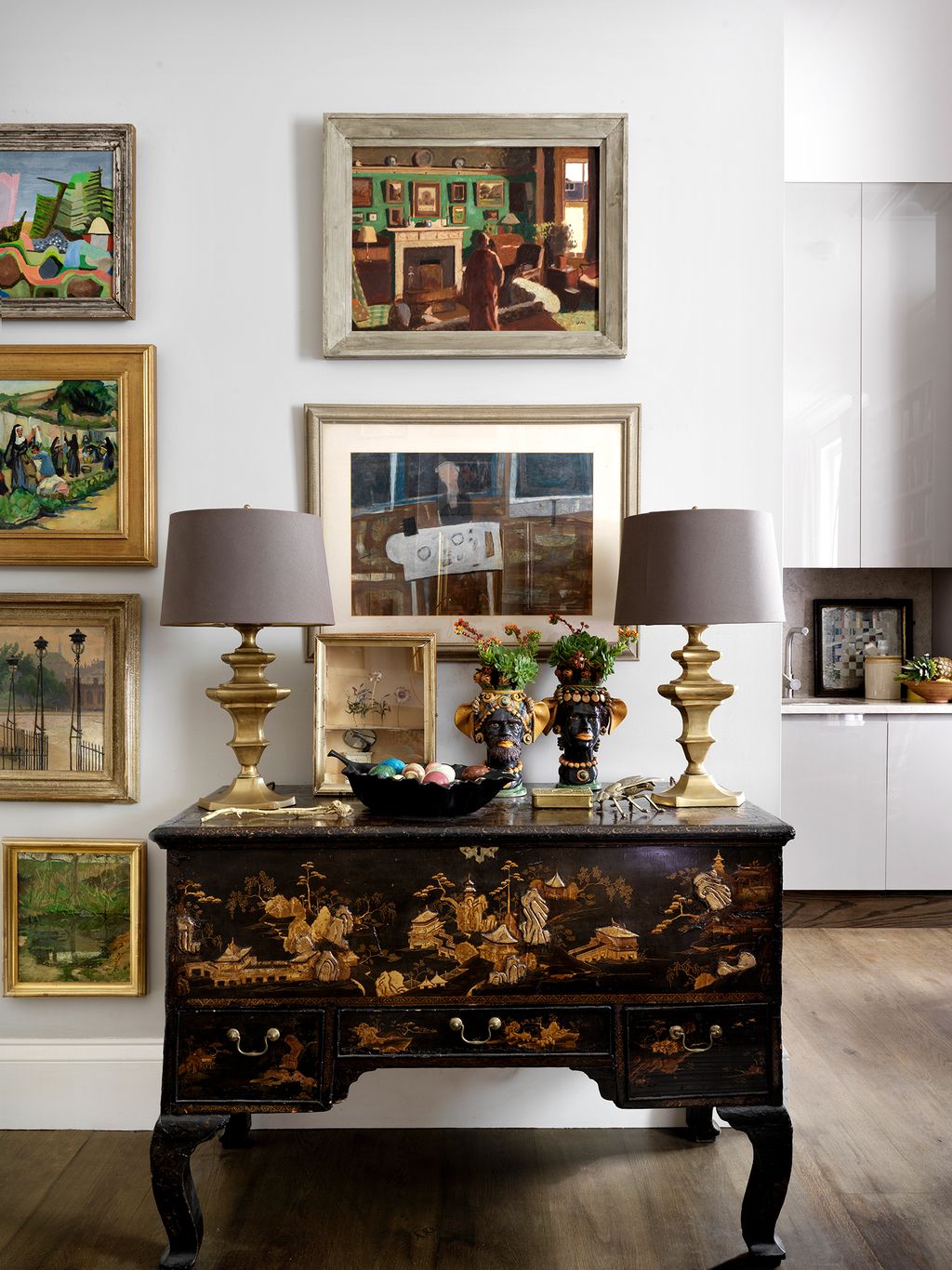 Image may contain Lamp Table Lamp and Furniture