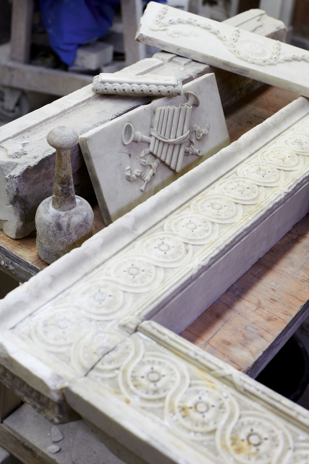 Image may contain Furniture Tabletop Human Person Wood Table and Plywood