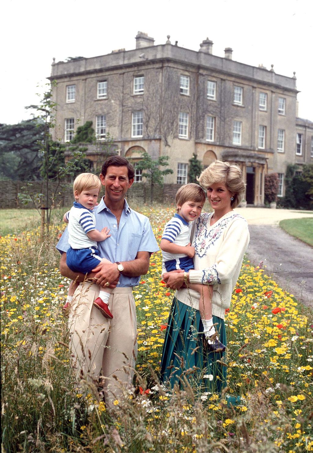 Image may contain Diana Princess of Wales Charles Prince of Wales Human Person Plant Clothing Apparel and Flower