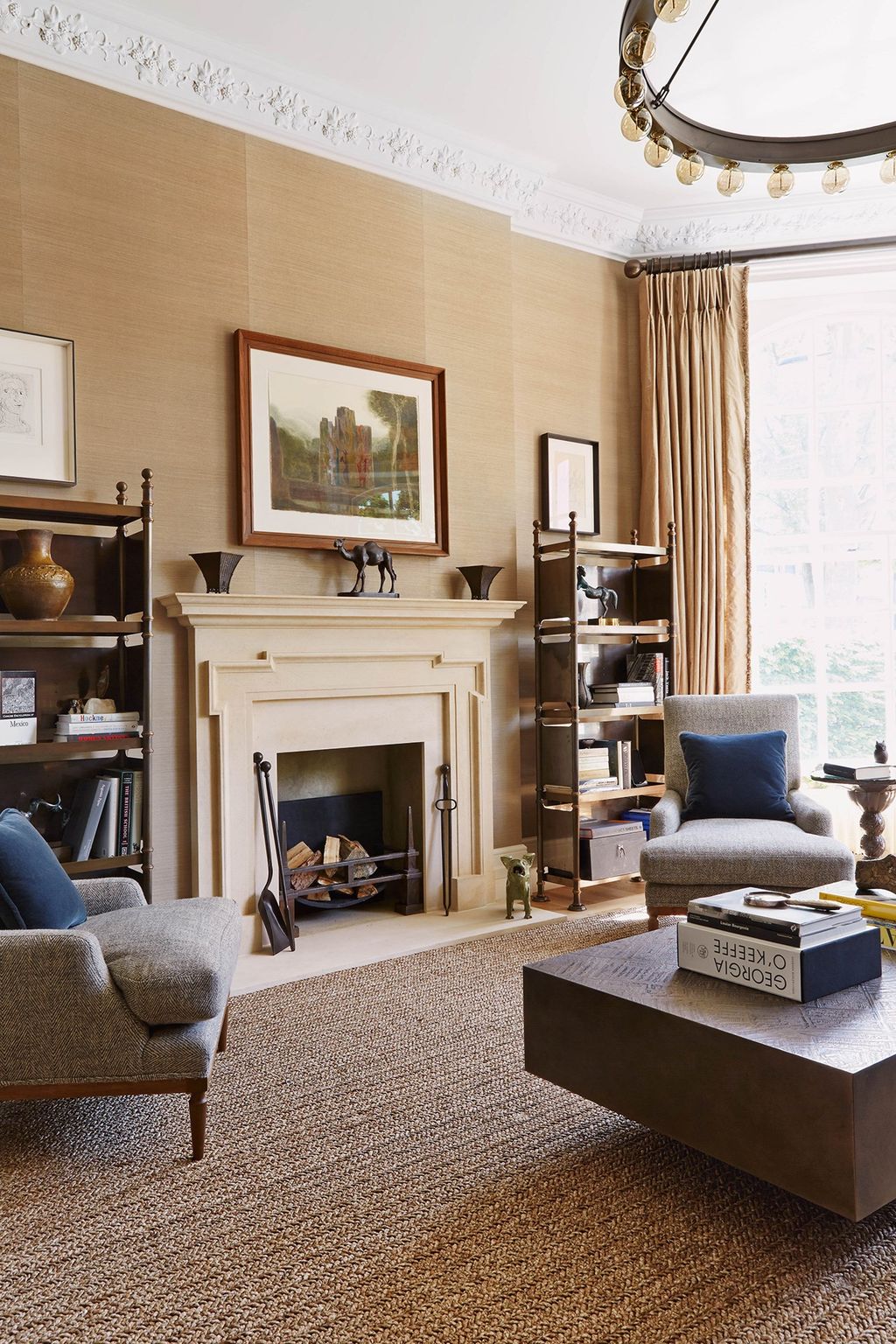 Living Room Fireplace  Keech Green London Flat | Real Homes