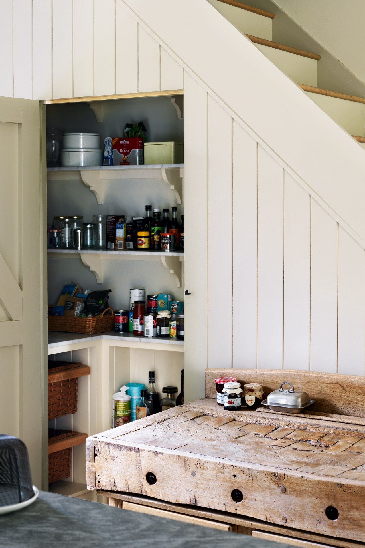 Image may contain Shelf Furniture Cupboard Closet and Pantry