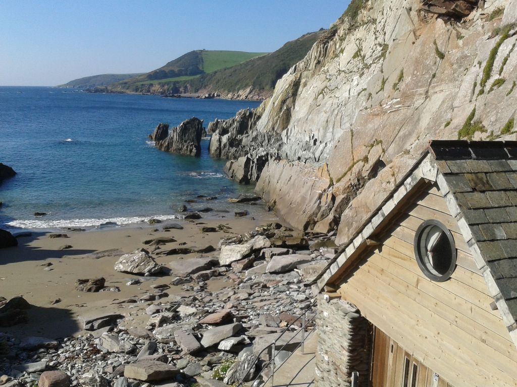 Park the car at Carswell Farm walk 15 minutes down a steep cliff path and youll find yourselves at The Beach Hut a truly...