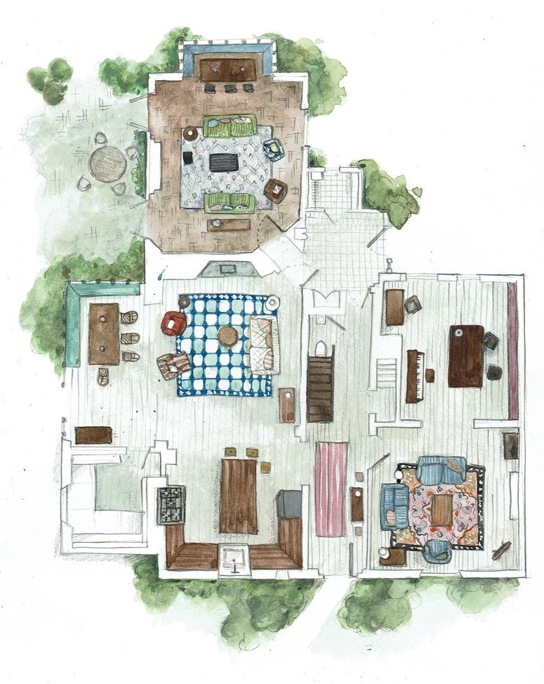 Image may contain: Diagram, Floor Plan, Plot, and Plan