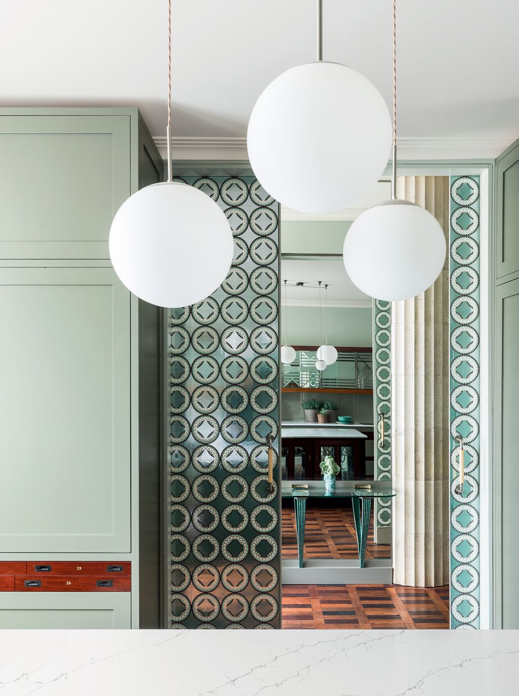 Image may contain Interior Design Indoors Room and Light Fixture