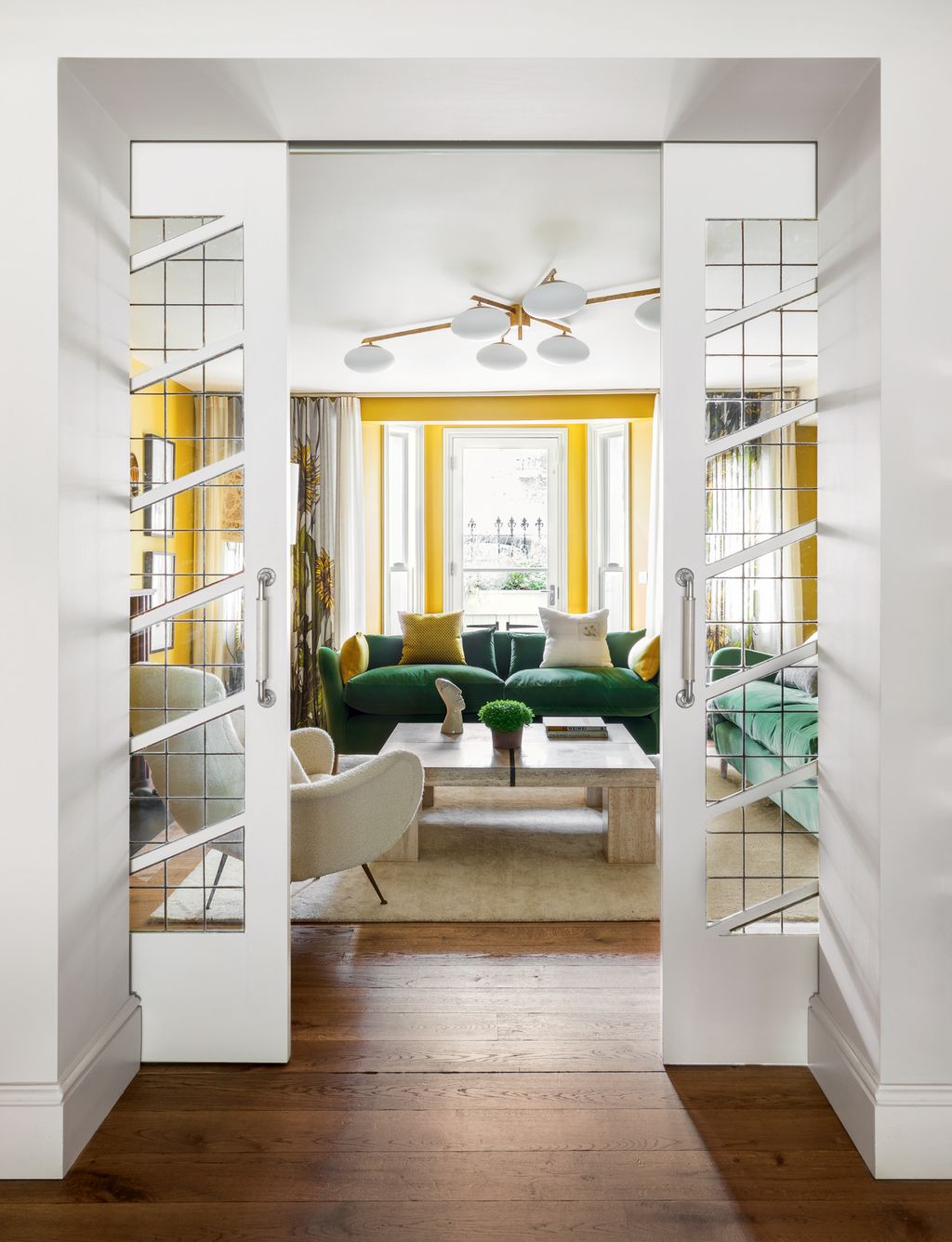 Image may contain Interior Design Indoors Ceiling Fan Appliance Floor and Furniture