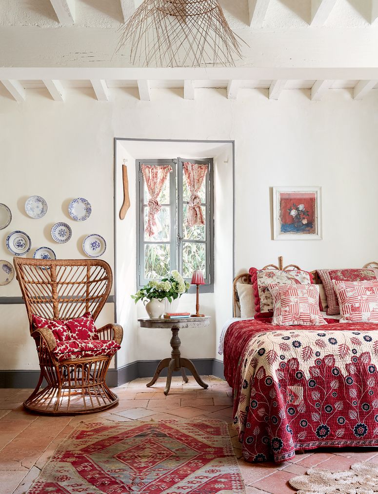 Image may contain: Room, Indoors, Living Room, Bedroom, Furniture, Cushion, Home Decor, Interior Design, and Rug