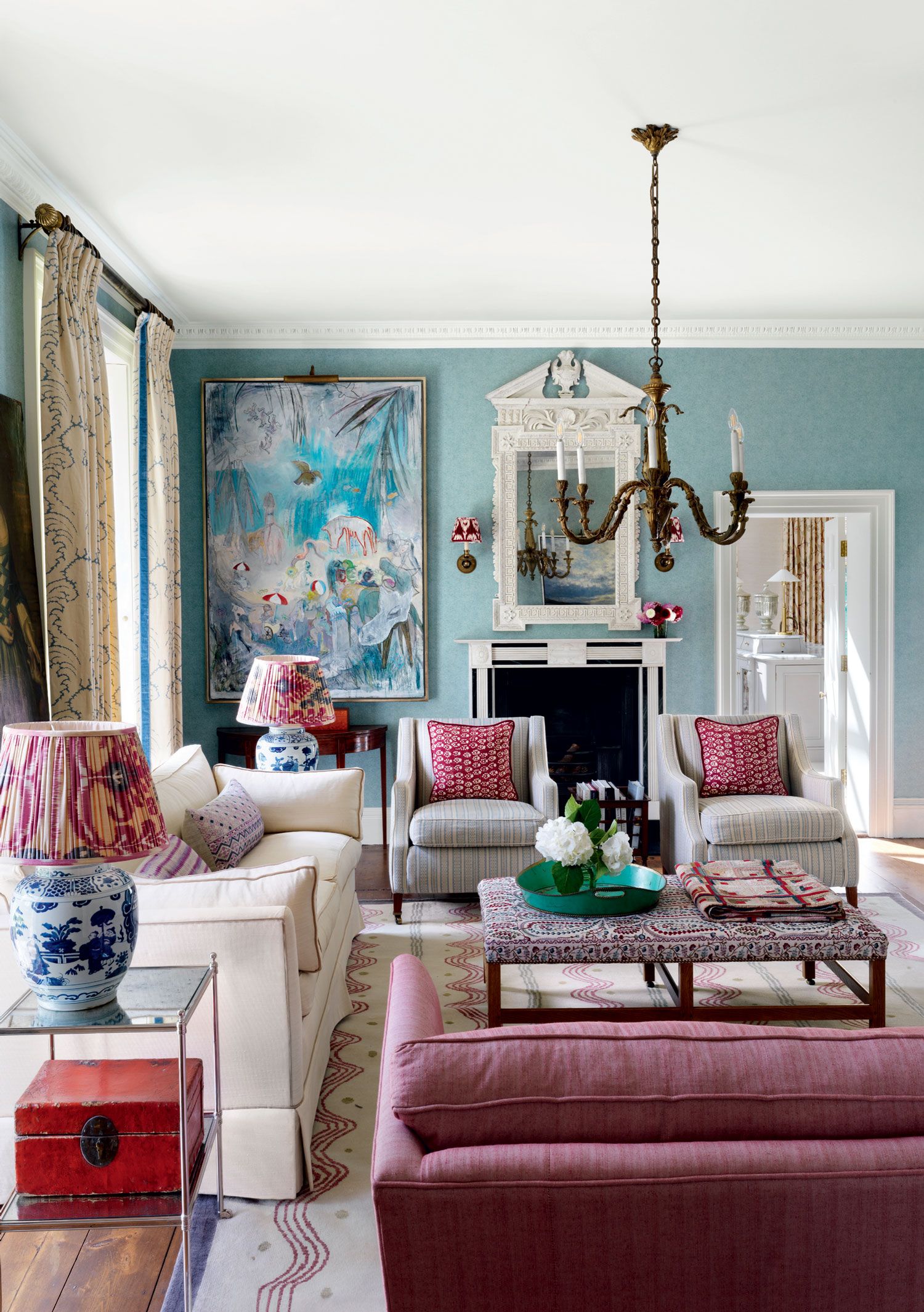 Image may contain Furniture Living Room Indoors Room Couch and Rug