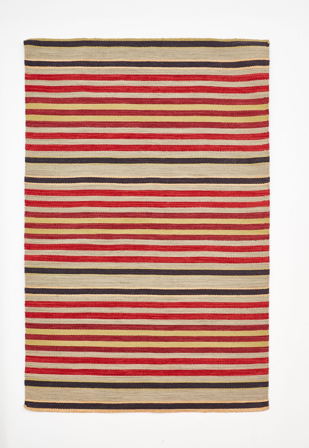 Recycled plasticbottle ‘Regimental Stripe Rug 240 x 170cm 365 from   Weaver Green.  buttongroup Shop now
