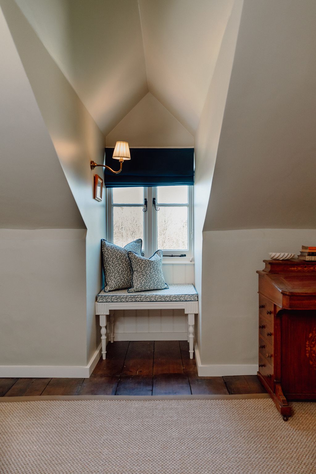 The perfect window seat for reading.