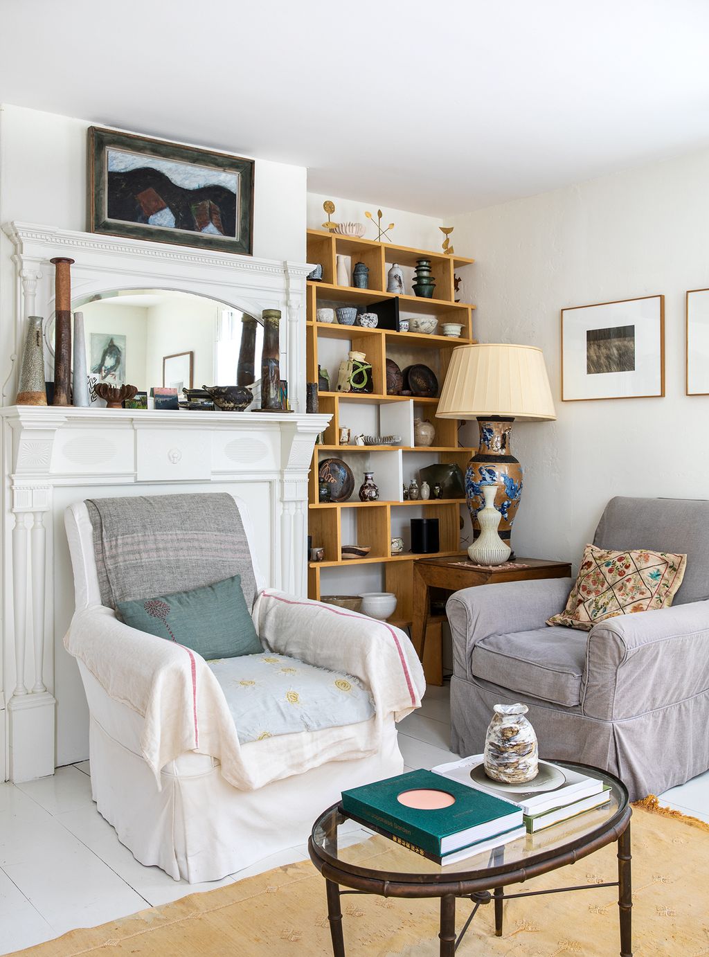 Image may contain Living Room Room Indoors Furniture Couch Interior Design and Table