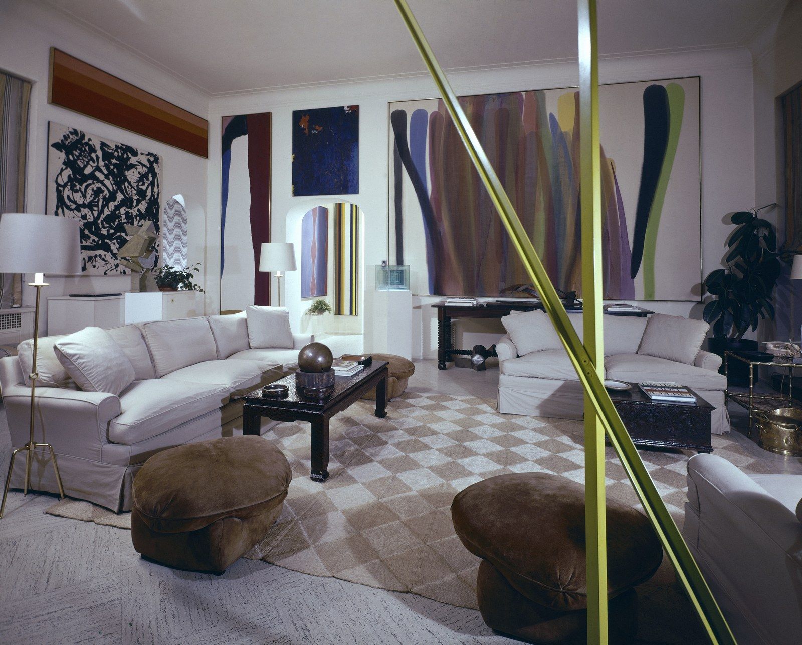 S. I. Newhouse's New York apartment designed by Billy Baldwin and shot for House amp Garden in 1970