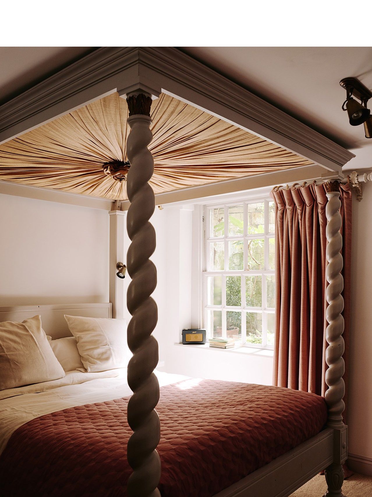 Image may contain Interior Design Indoors Furniture Room Bedroom and Bed