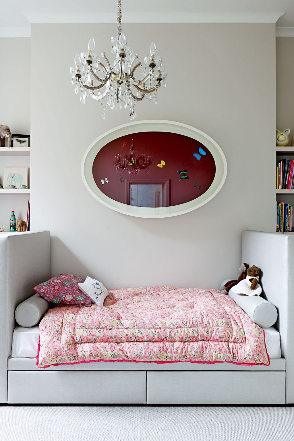 Image may contain Indoors Room Bedroom Dorm Room Furniture and Bed