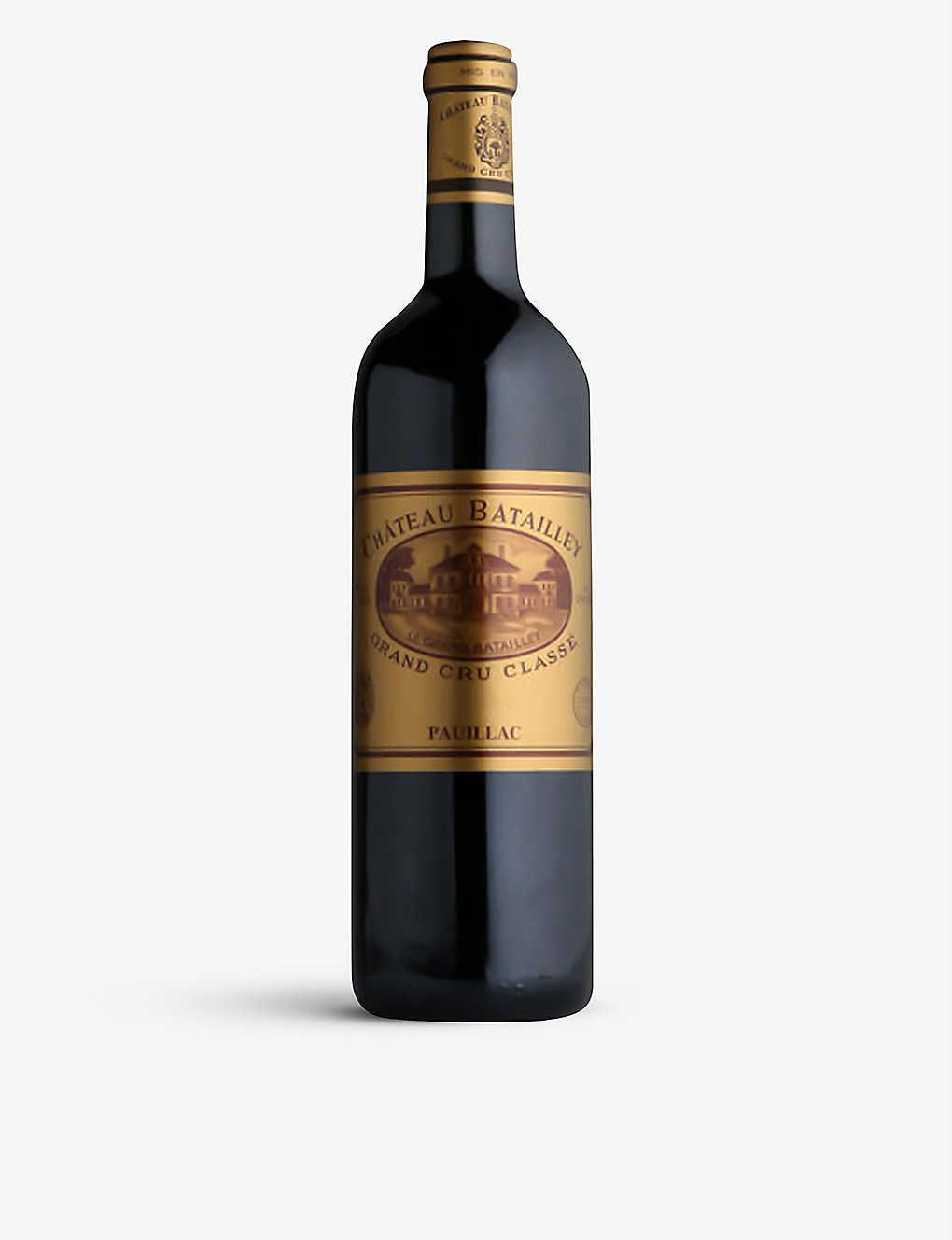 Chateau Batailley Pauillac Grand Cru Class 2013 49.99 from Selfridges.  If there's ever a time to break out the big guns...